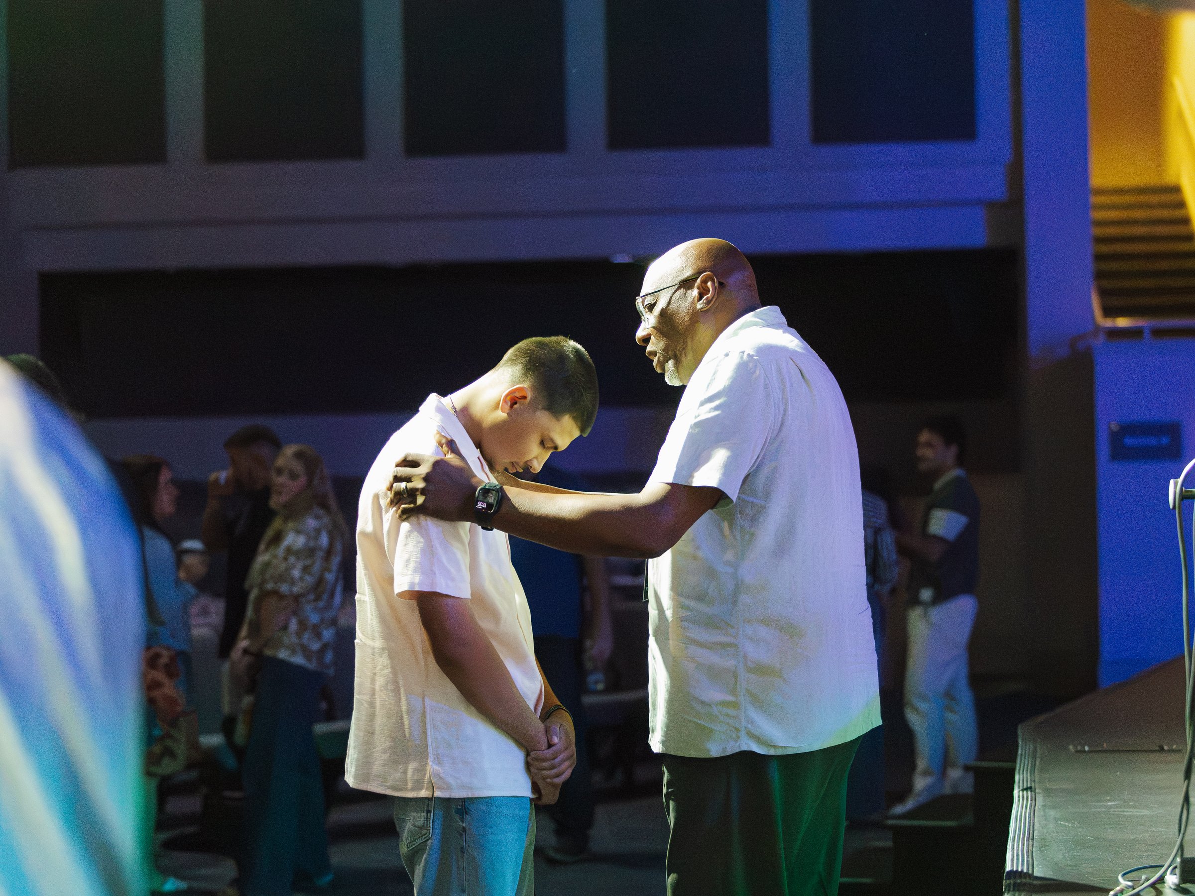 Community gathered at New Hope