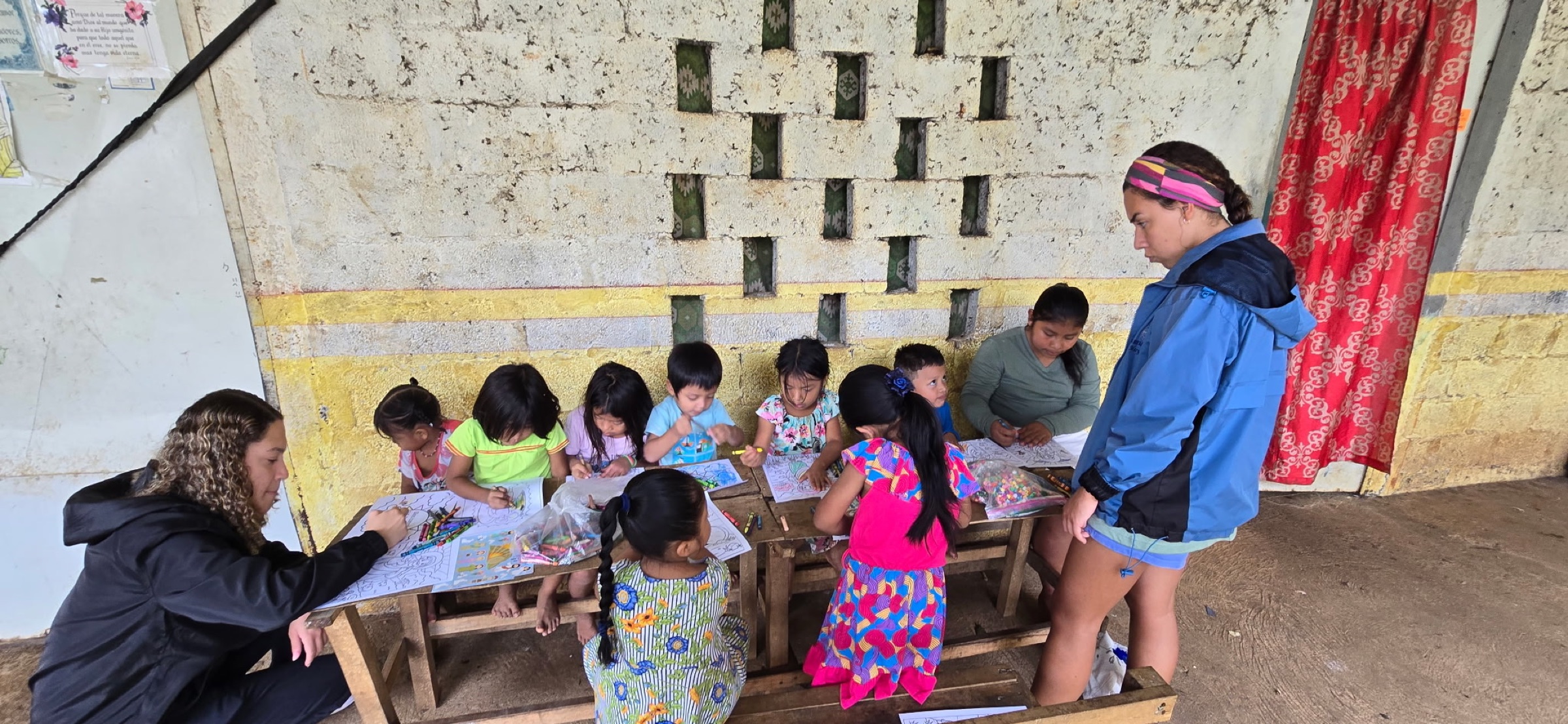 New Hope team members serving children in Chiriqui, Panama