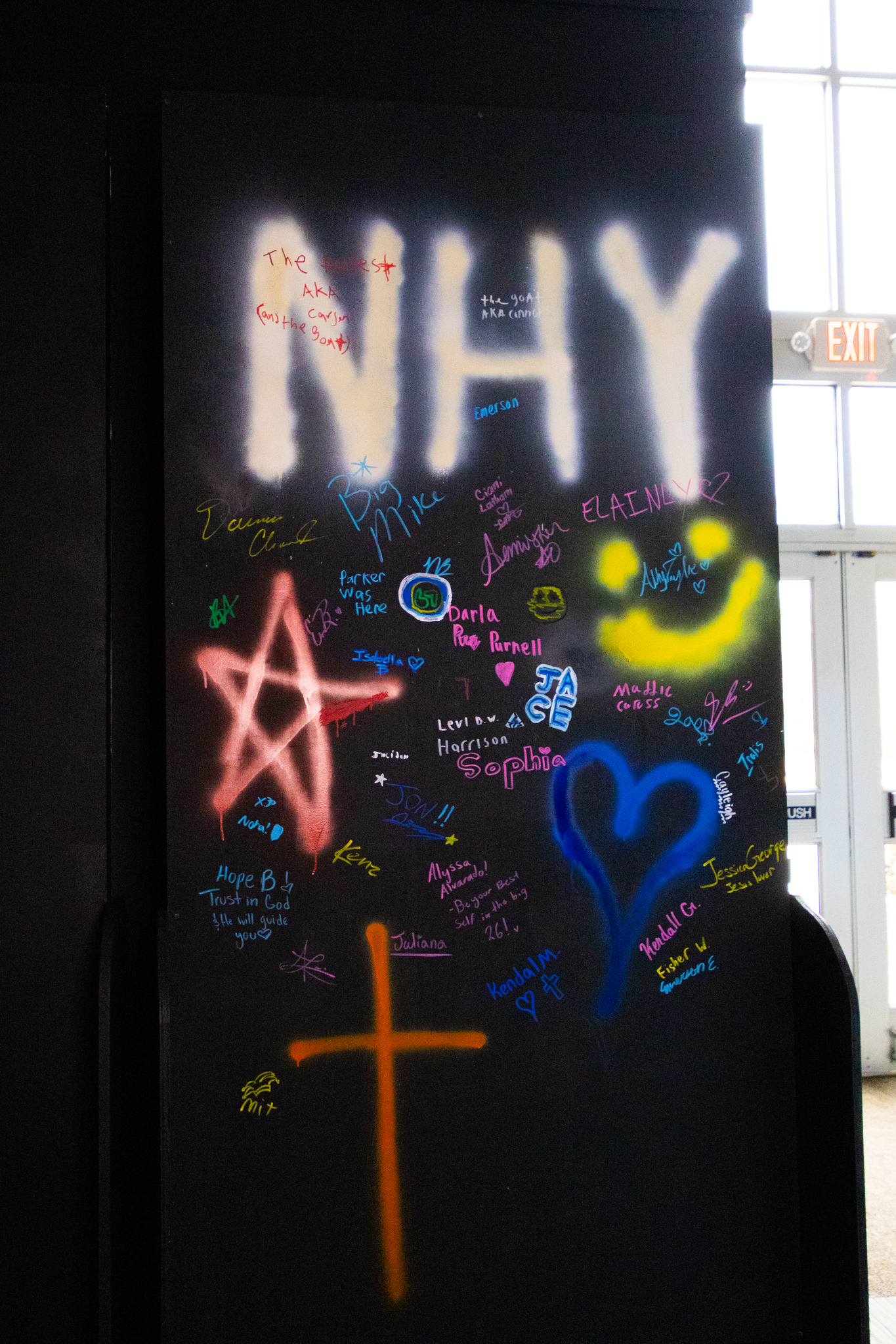 New Hope Youth graffiti wall