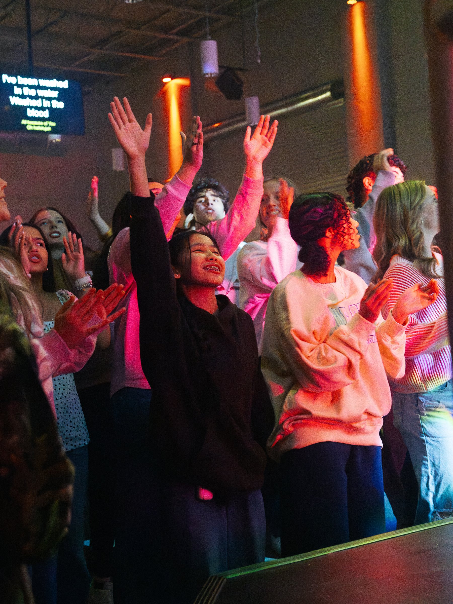 New Hope Youth students together in community